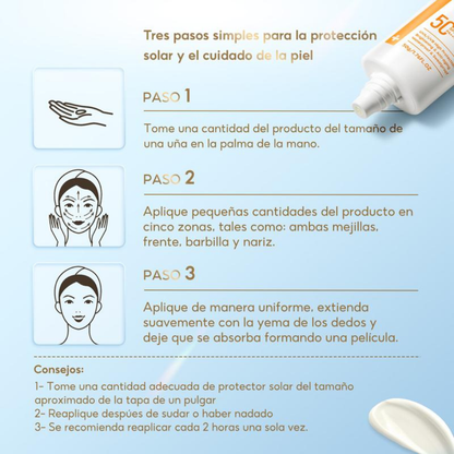 Protector Solar facial Con Niacinamida Protección
